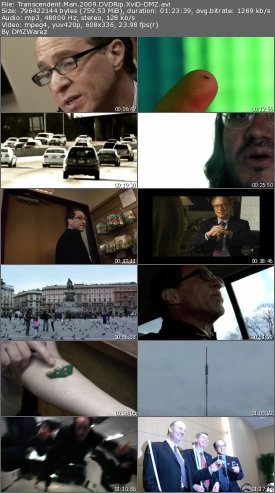 Transcendent Man (2009) DVDRip XviD-DMZ Transcendent Man (2009) DVDRip XviD-DMZ