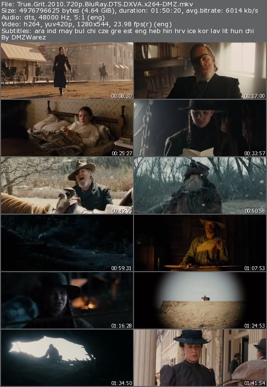 True Grit (2010) 720p BluRay DTS DXVA x264-DMZ True Grit (2010) 720p BluRay DTS DXVA x264-DMZ