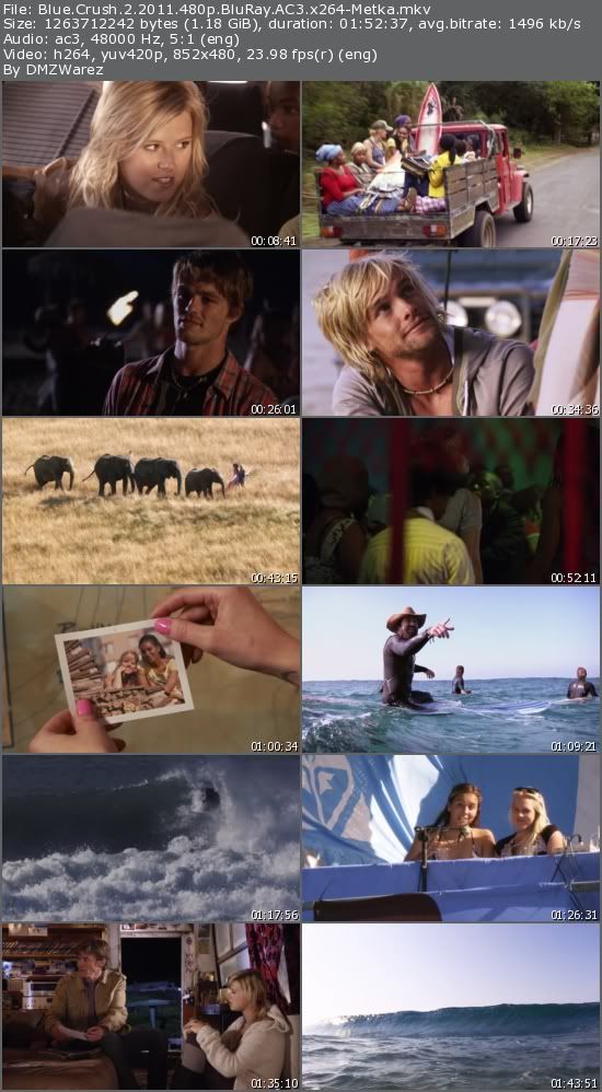 Blue Crush 2 (2011) 480p BluRay AC3 x264-Metka Blue Crush 2 (2011) 480p BluRay AC3 x264-Metka