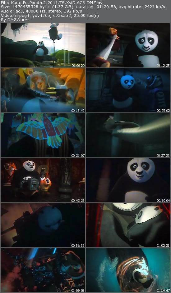 Kung Fu Panda 2 (2011) TS XviD AC3-DMZ Kung Fu Panda 2 (2011) TS XviD AC3-DMZ
