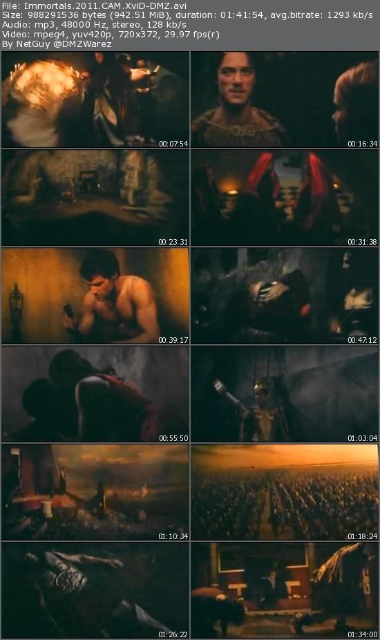 Immortals (2011) CAM XviD-DMZ Immortals (2011) CAM XviD-DMZ