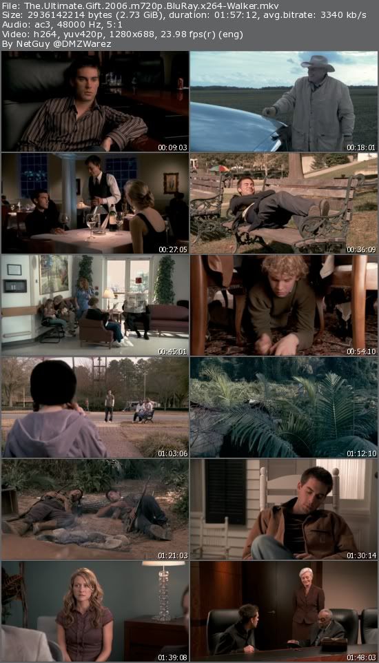 The Ultimate Gift (2006) m720p BluRay x264-Walker The Ultimate Gift (2006) m720p BluRay x264-Walker