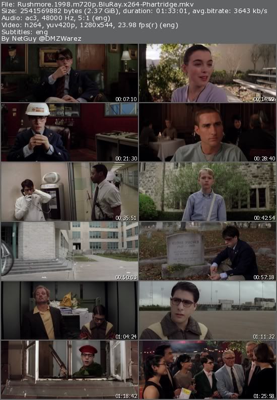 Rushmore (1998) m720p BluRay x264-Phartridge Rushmore (1998) m720p BluRay x264-Phartridge