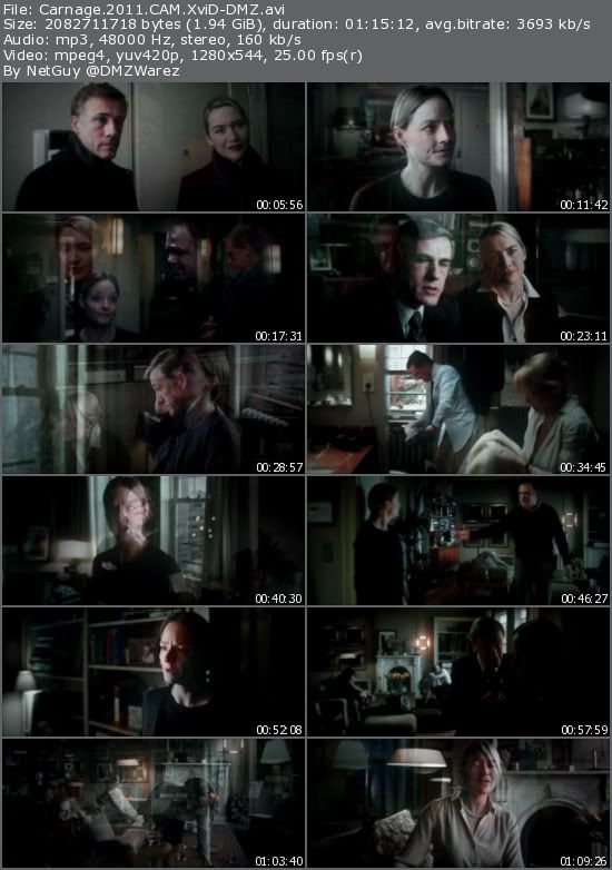 Carnage (2011) CAM XviD-DMZ Carnage (2011) CAM XviD-DMZ