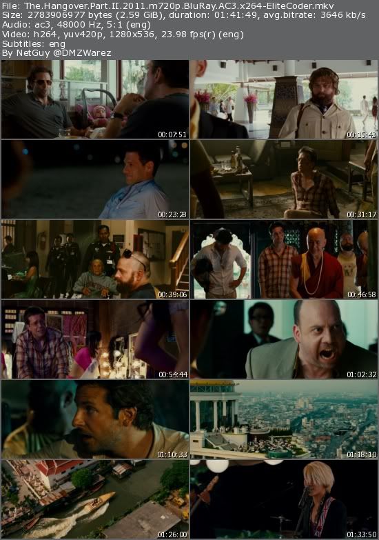 The Hangover Part II (2011) m720p BluRay AC3 x264-EliteCoder The Hangover Part II (2011) m720p BluRay AC3 x264-EliteCoder