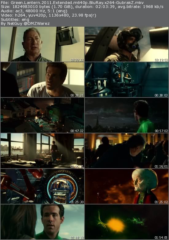 Green Lantern (2011) Extended m640p BluRay x264-GubrakZ Green Lantern (2011) Extended m640p BluRay x264-GubrakZ