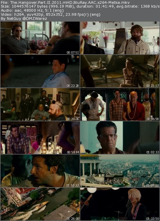 The Hangover Part II (2011) mHD BluRay AAC x264-Metka The Hangover Part II (2011) mHD BluRay AAC x264-Metka