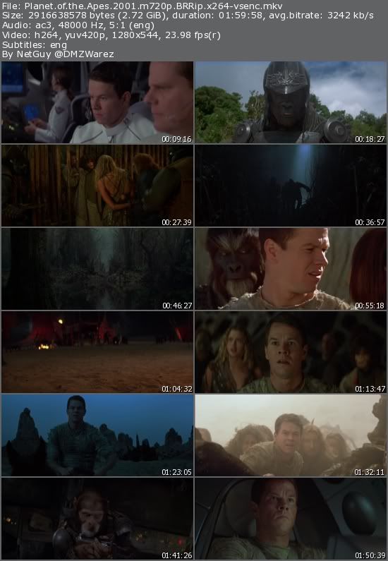 Planet of the Apes (2001) m720p BRRip x264-vsenc Planet of the Apes (2001) m720p BRRip x264-vsenc
