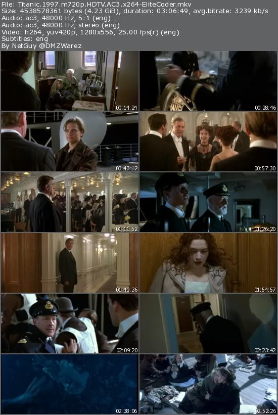 Titanic (1997) m720p HDTV AC3 x264-EliteCoder