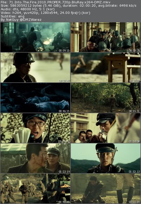 71: Into The Fire (2010) PROPER 720p BluRay x264-DMZ 71: Into The Fire (2010) PROPER 720p BluRay x264-DMZ