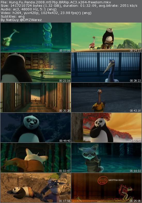 Kung Fu Panda (2008) m576p BRRip AC3 x264-freedom