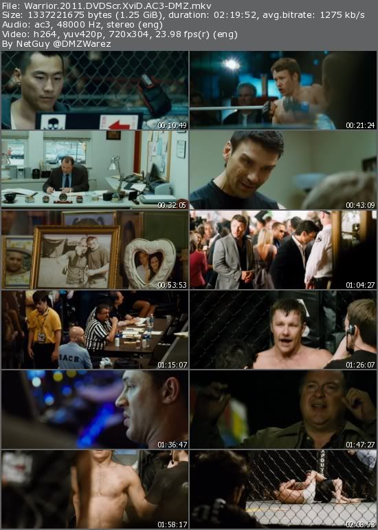 Warrior (2011) DVDScr XviD AC3-DMZ Warrior (2011) DVDScr XviD AC3-DMZ