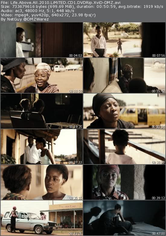 Life Above All (2010) LiMiTED DVDRip XviD-DMZ Life Above All (2010) LiMiTED DVDRip XviD-DMZ
