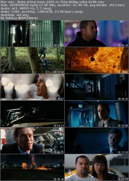 xXx: State of the Union (2005) m-720p BDRip x264-SC4R xXx: State of the Union (2005) m-720p BDRip x264-SC4R
