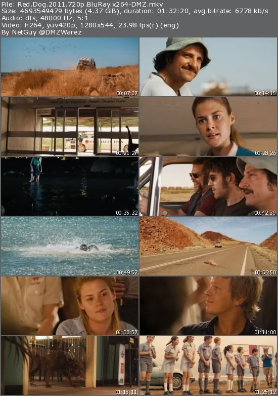 Red Dog (2011) 720p BluRay x264-DMZ Red Dog (2011) 720p BluRay x264-DMZ