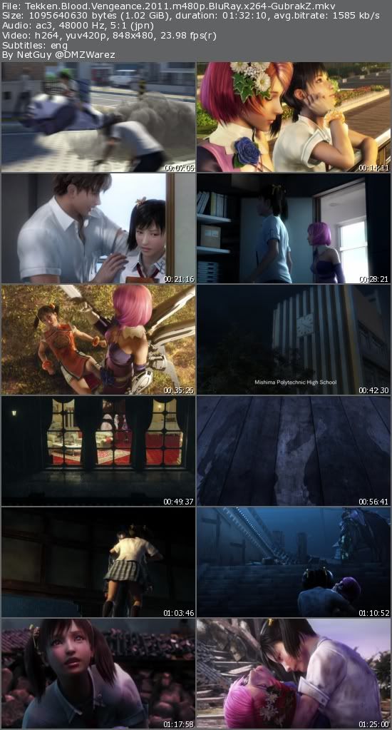 Tekken Blood Vengeance (2011) m480p BluRay x264-GubrakZ Tekken Blood Vengeance (2011) m480p BluRay x264-GubrakZ