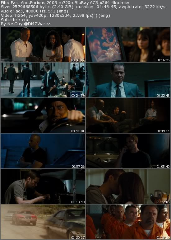 Fast And Furious (2009) m720p BluRay AC3 x264-4ko Fast And Furious (2009) m720p BluRay AC3 x264-4ko