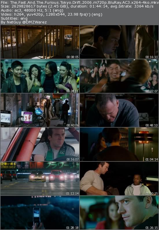 The Fast And The Furious: Tokyo Drift (2006) m720p BluRay AC3 x264-4ko The Fast And The Furious: Tokyo Drift (2006) m720p BluRay AC3 x264-4ko