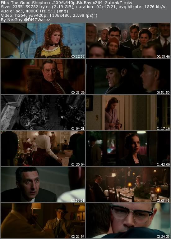 The Good Shepherd (2006) 640p BluRay x264-GubrakZ The Good Shepherd (2006) 640p BluRay x264-GubrakZ