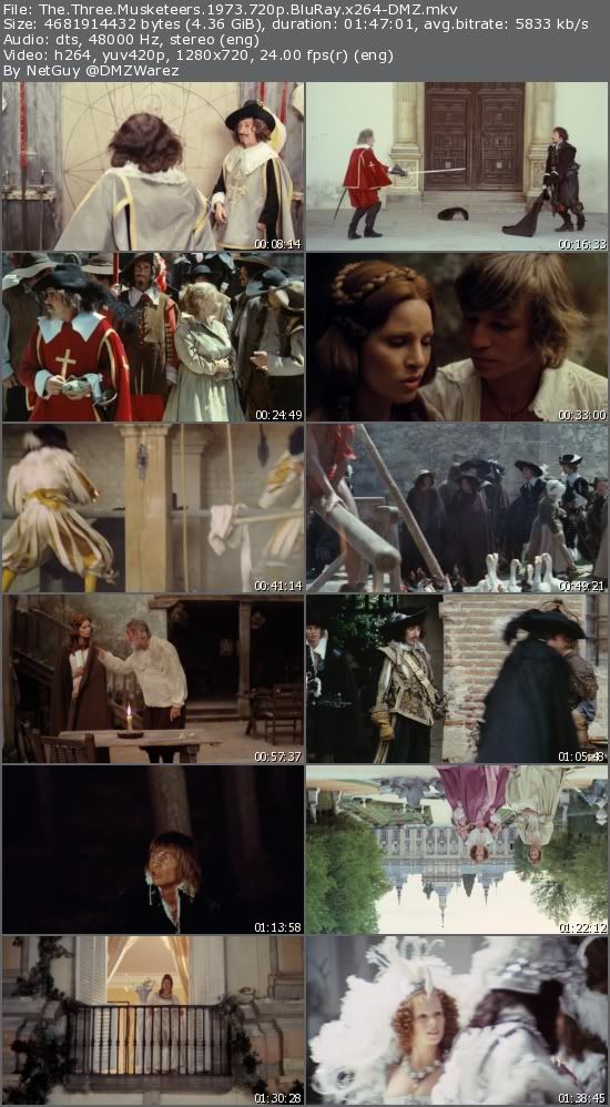 The Three Musketeers (1973) 720p BluRay x264-DMZ The Three Musketeers (1973) 720p BluRay x264-DMZ