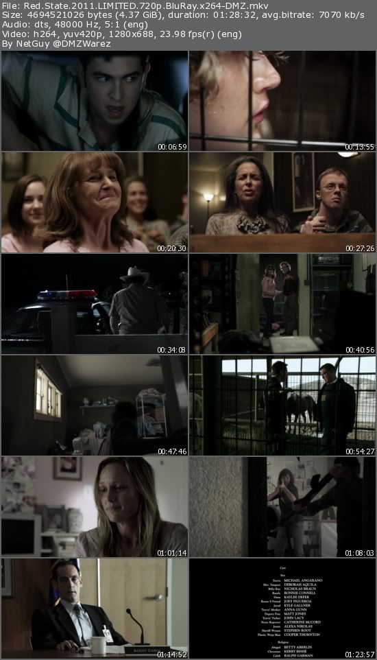 Red State (2011) LIMITED 720p BluRay x264-DMZ Red State (2011) LIMITED 720p BluRay x264-DMZ