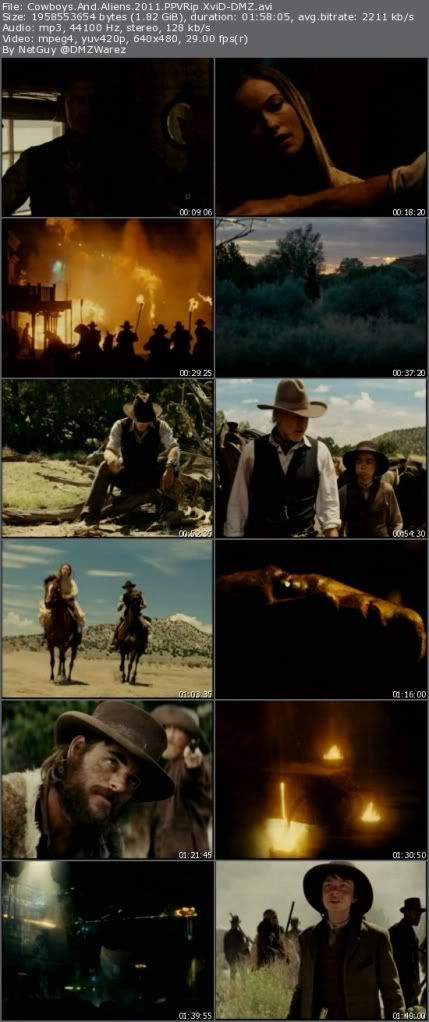 Cowboys And Aliens (2011) PPVRip XviD-DMZ Cowboys And Aliens (2011) PPVRip XviD-DMZ