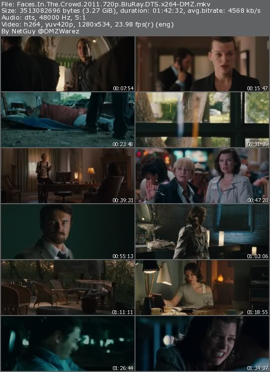 Faces In The Crowd (2011) 720p BluRay DTS x264-DMZ Faces In The Crowd (2011) 720p BluRay DTS x264-DMZ
