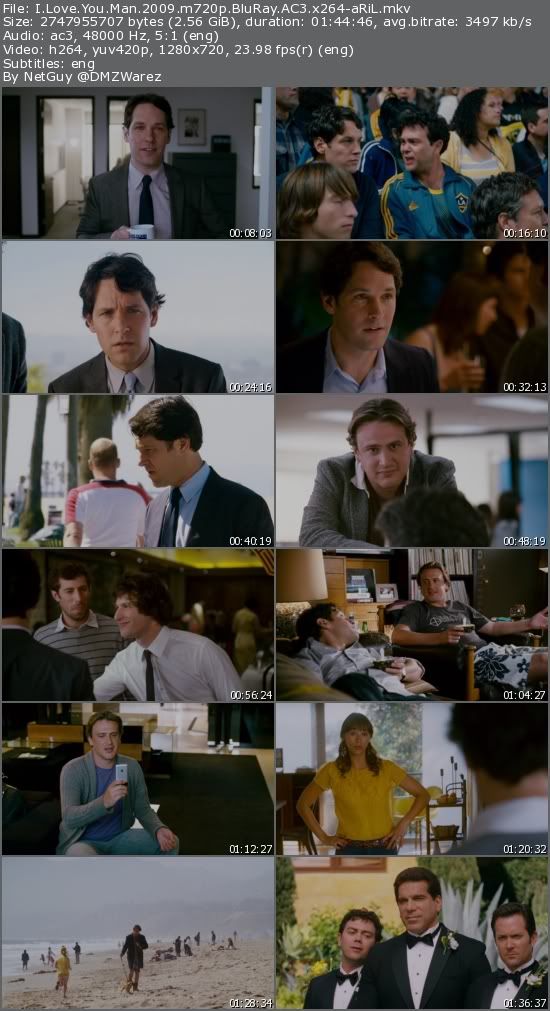 I Love You, Man (2009) m720p BluRay AC3 x264-aRiL I Love You, Man (2009) m720p BluRay AC3 x264-aRiL