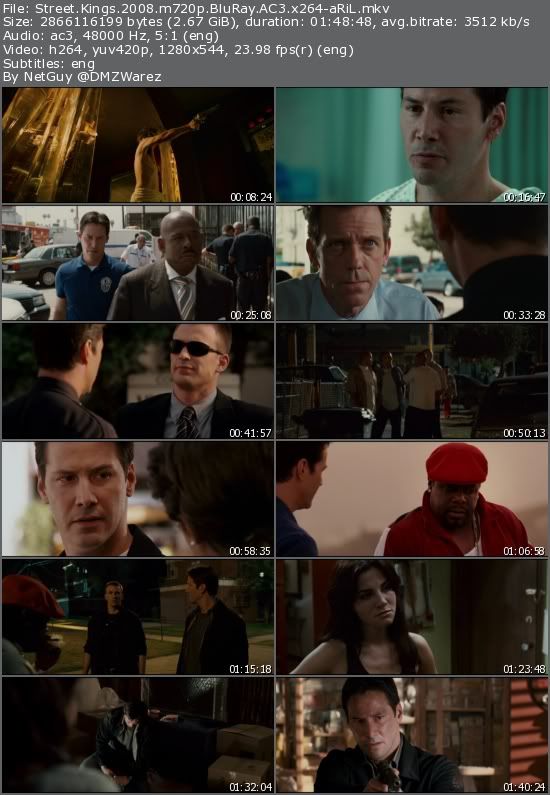 Street Kings (2008) m720p BluRay AC3 x264-aRiL Street Kings (2008) m720p BluRay AC3 x264-aRiL