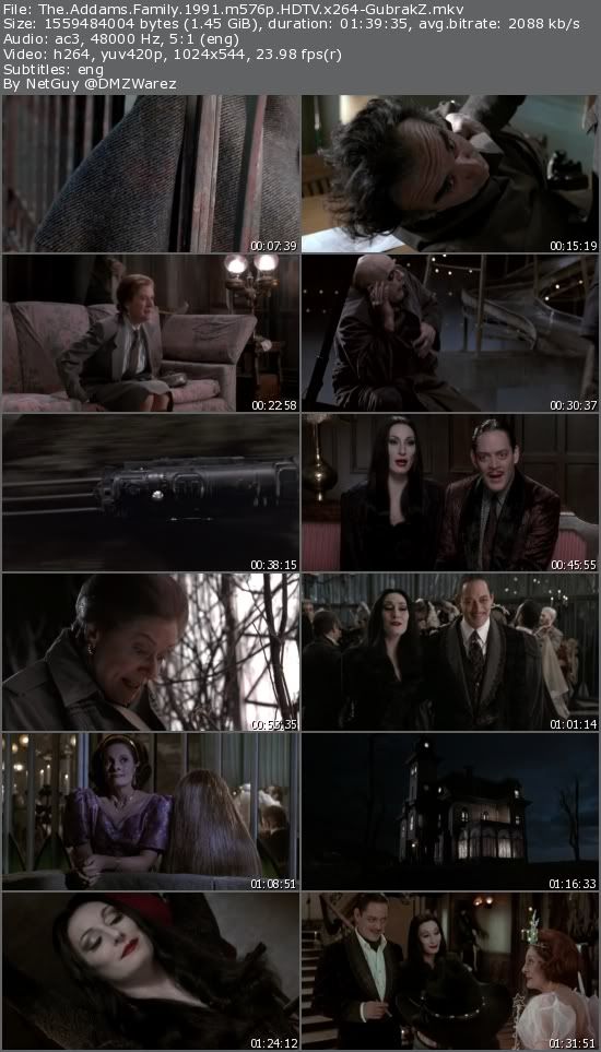The Addams Family (1991) m576p HDTV x264-GubrakZ The Addams Family (1991) m576p HDTV x264-GubrakZ