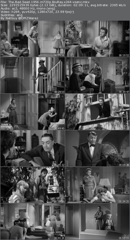 The Bad Seed (1956) m720p BluRay x264-vsenc The Bad Seed (1956) m720p BluRay x264-vsenc