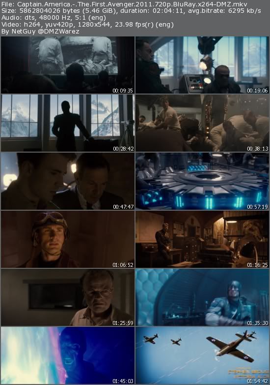 Captain America: The First Avenger (2011) 720p BluRay x264-DMZ Captain America: The First Avenger (2011) 720p BluRay x264-DMZ