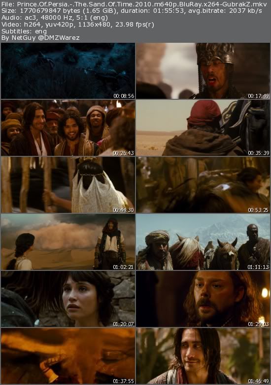Prince Of Persia: The Sands Of Time (2010) m640p BluRay x264-GubrakZ Prince Of Persia: The Sands Of Time (2010) m640p BluRay x264-GubrakZ