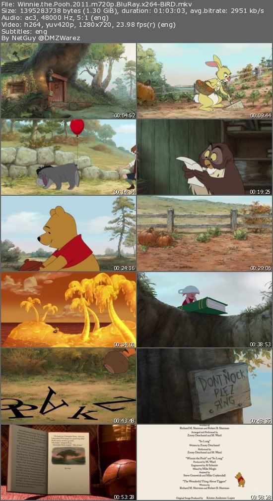 Winnie the Pooh (2011) m720p BluRay x264-BiRD Winnie the Pooh (2011) m720p BluRay x264-BiRD