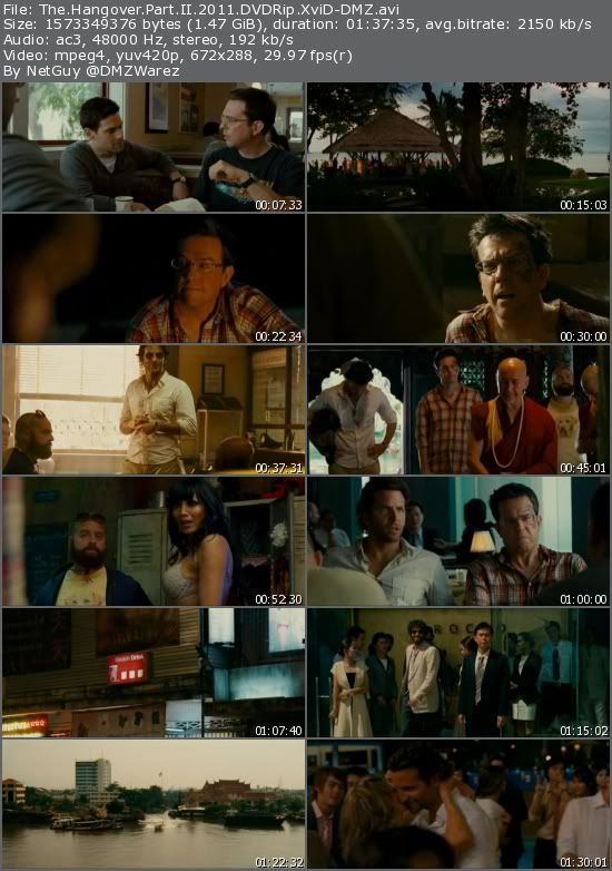The Hangover Part II (2011) DVDRip XviD-DMZ The Hangover Part II (2011) DVDRip XviD-DMZ