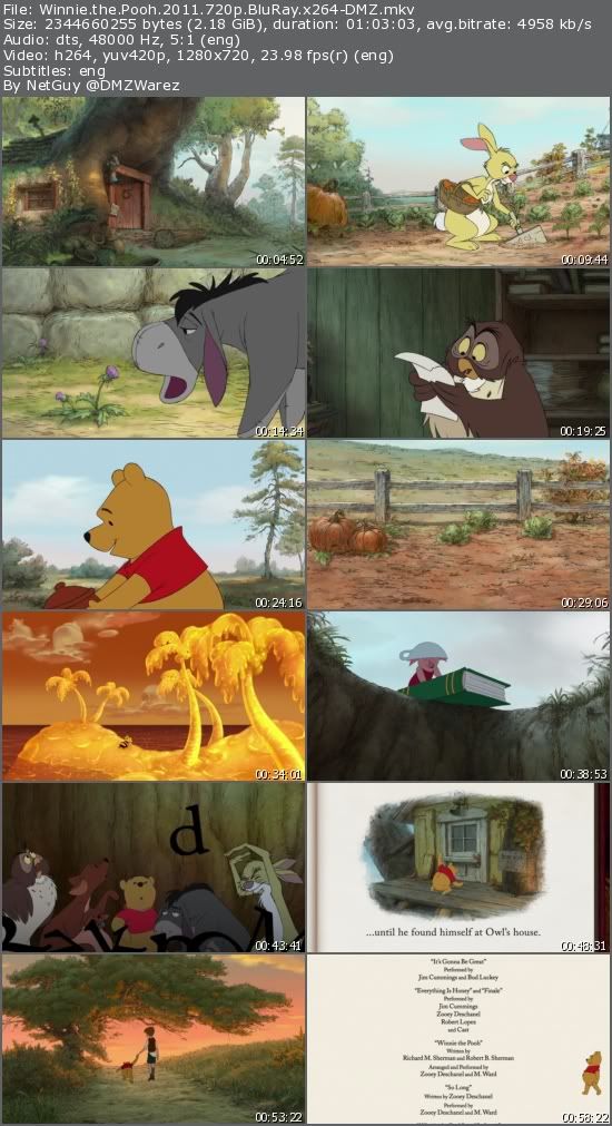 Winnie the Pooh (2011) 720p BluRay x264-DMZ Winnie the Pooh (2011) 720p BluRay x264-DMZ