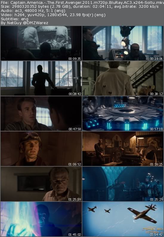 Captain America: The First Avenger (2011) m720p BluRay AC3 x264-Soltu Captain America: The First Avenger (2011) m720p BluRay AC3 x264-Soltu