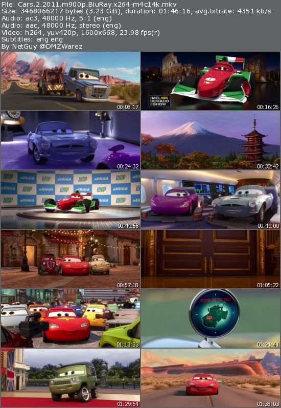Cars 2 (2011) m900p BluRay x264-m4c14k Cars 2 (2011) m900p BluRay x264-m4c14k