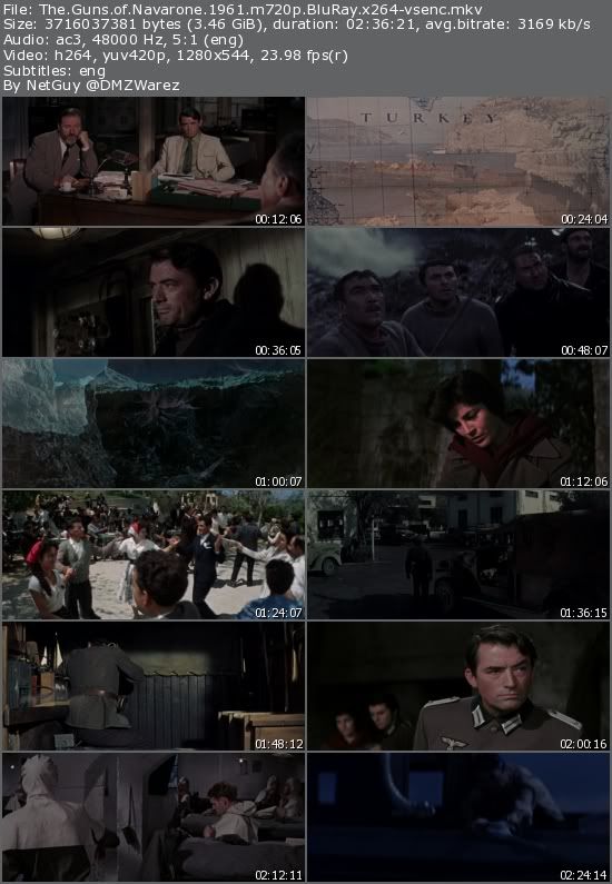 The Guns of Navarone (1961) m720p BluRay x264-vsenc The Guns of Navarone (1961) m720p BluRay x264-vsenc
