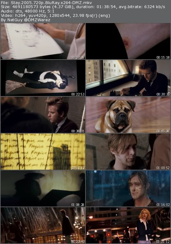 Stay (2005) 720p BluRay x264-DMZ Stay (2005) 720p BluRay x264-DMZ