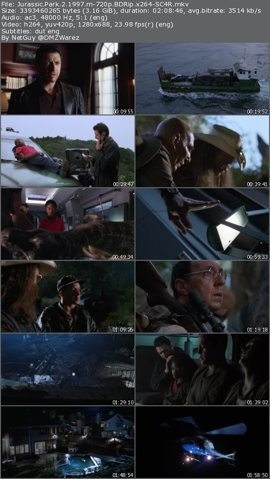 Jurassic Park 2 (1997) m-720p BDRip x264-SC4R Jurassic Park 2 (1997) m-720p BDRip x264-SC4R