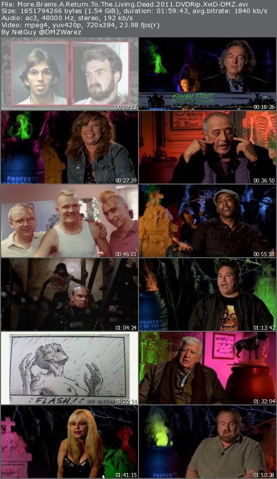 More Brains A Return To The Living Dead (2011) DVDRip XviD-DMZ More Brains A Return To The Living Dead (2011) DVDRip XviD-DMZ