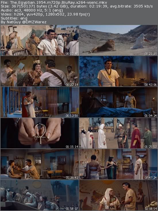 The Egyptian (1954) m720p BluRay x264-vsenc The Egyptian (1954) m720p BluRay x264-vsenc