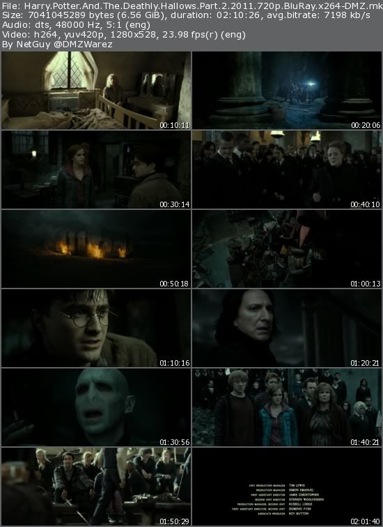Harry Potter And The Deathly Hallows Part 2 (2011) 720p BluRay x264-DMZ Harry Potter And The Deathly Hallows Part 2 (2011) 720p BluRay x264-DMZ