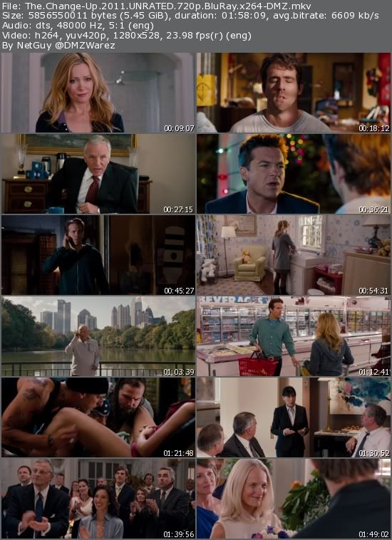 The Change-Up (2011) UNRATED 720p BluRay x264-DMZ The Change-Up (2011) UNRATED 720p BluRay x264-DMZ