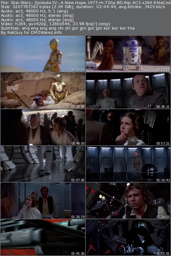 Star Wars - Episode IV: A New Hope (1977) m-720p BD-Rip AC3 x264-EliteCoder Star Wars - Episode IV: A New Hope (1977) m-720p BD-Rip AC3 x264-EliteCoder
