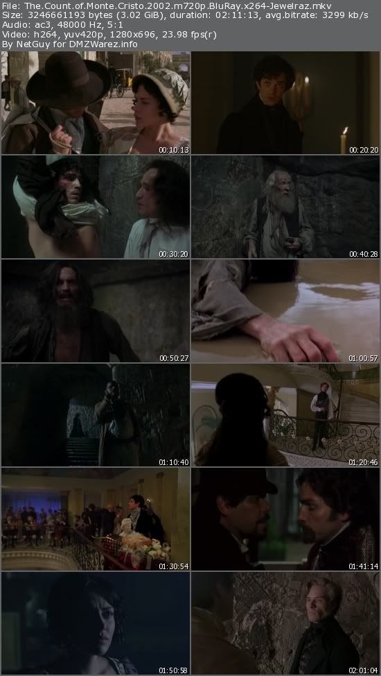 The Count of Monte Cristo (2002) m720p BluRay x264-Jewelraz The Count of Monte Cristo (2002) m720p BluRay x264-Jewelraz