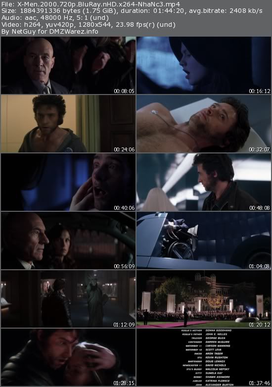 X-Men (2000) 720p BluRay nHD x264-NhaNc3 X-Men (2000) 720p BluRay nHD x264-NhaNc3
