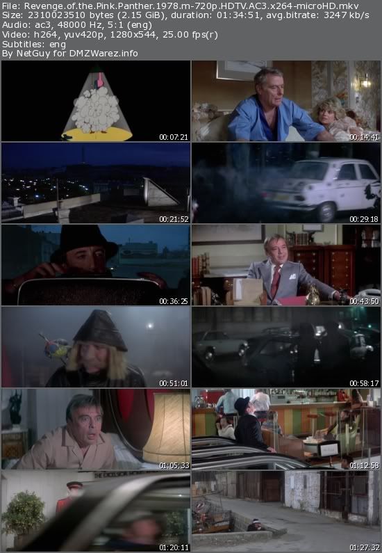 Revenge of the Pink Panther (1978) m-720p HDTV AC3 x264-microHD Revenge of the Pink Panther (1978) m-720p HDTV AC3 x264-microHD