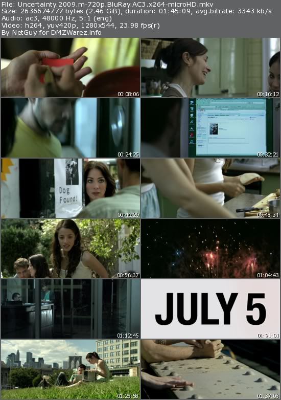 Uncertainty (2009) m-720p BluRay AC3 x264-microHD Uncertainty (2009) m-720p BluRay AC3 x264-microHD